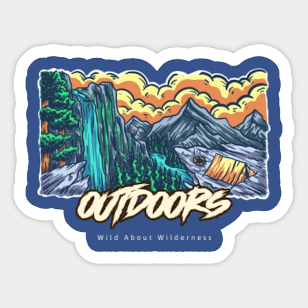 Camping Outdoors Wild About Wilderness hiking adventure Sticker by letnothingstopyou